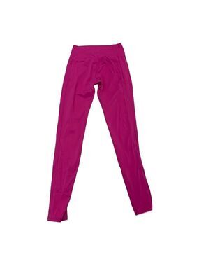 Alphalete fuchsia raspberry pink high waisted gym yoga leggings Sz XS/S
